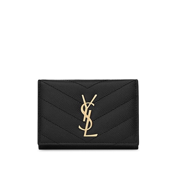 RARE!!! YSL SAINT LAURENT 6 KEYS MONOGRAM CAVIAR HOLDER WALLET - Picture 4 of 16